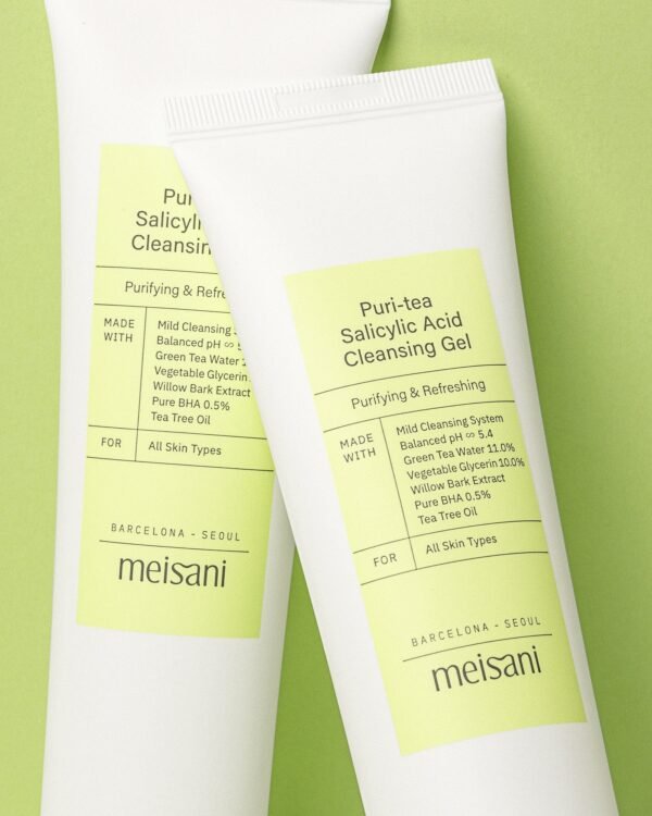 Meisani Puri-Tea Salicylic Acid Cleansing Gel - Salicilo Rūgšties Prausiklis