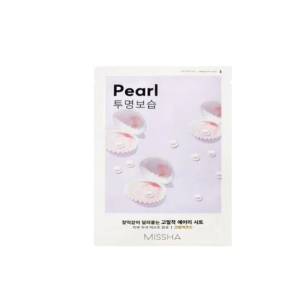 missha pearl mask Missha Airy Fit Sheet Mask Pearl - Lakštinė Veido Kaukė Su Perlų Ekstraktu