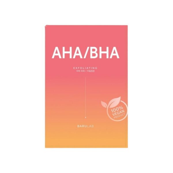 Barulab The Clean Vegan Mask AHA/BHA - Lakštinė Veido Kaukė Su Rūgštimis