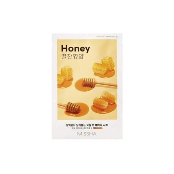 missha honey mask Missha Airy Fit Sheet Mask Honey - Lakštinė Veido Kaukė Su Medumi