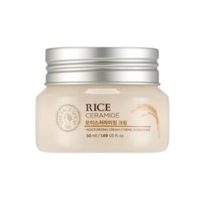The Face Shop Rice & Ceramide Moisturizing Cream - Veido Kremas Su Keramidais ir Ryžių Ekstraktu