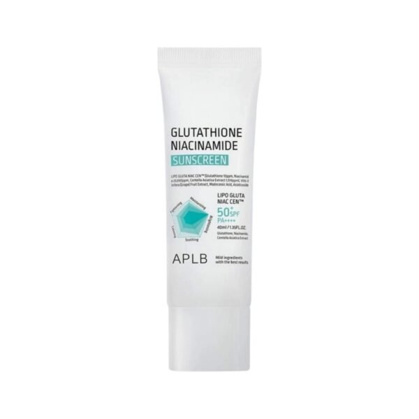 APLB sunscreen APLB Glutathione Niacinamide Sunscreen - Apsauginis Kremas nuo Saulės SPF 50+