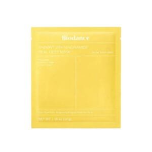 Biodance Radiant Vita Niacinamide Real Deep Mask - Skaistinamoji Veido Kaukė Su Niacinamidu